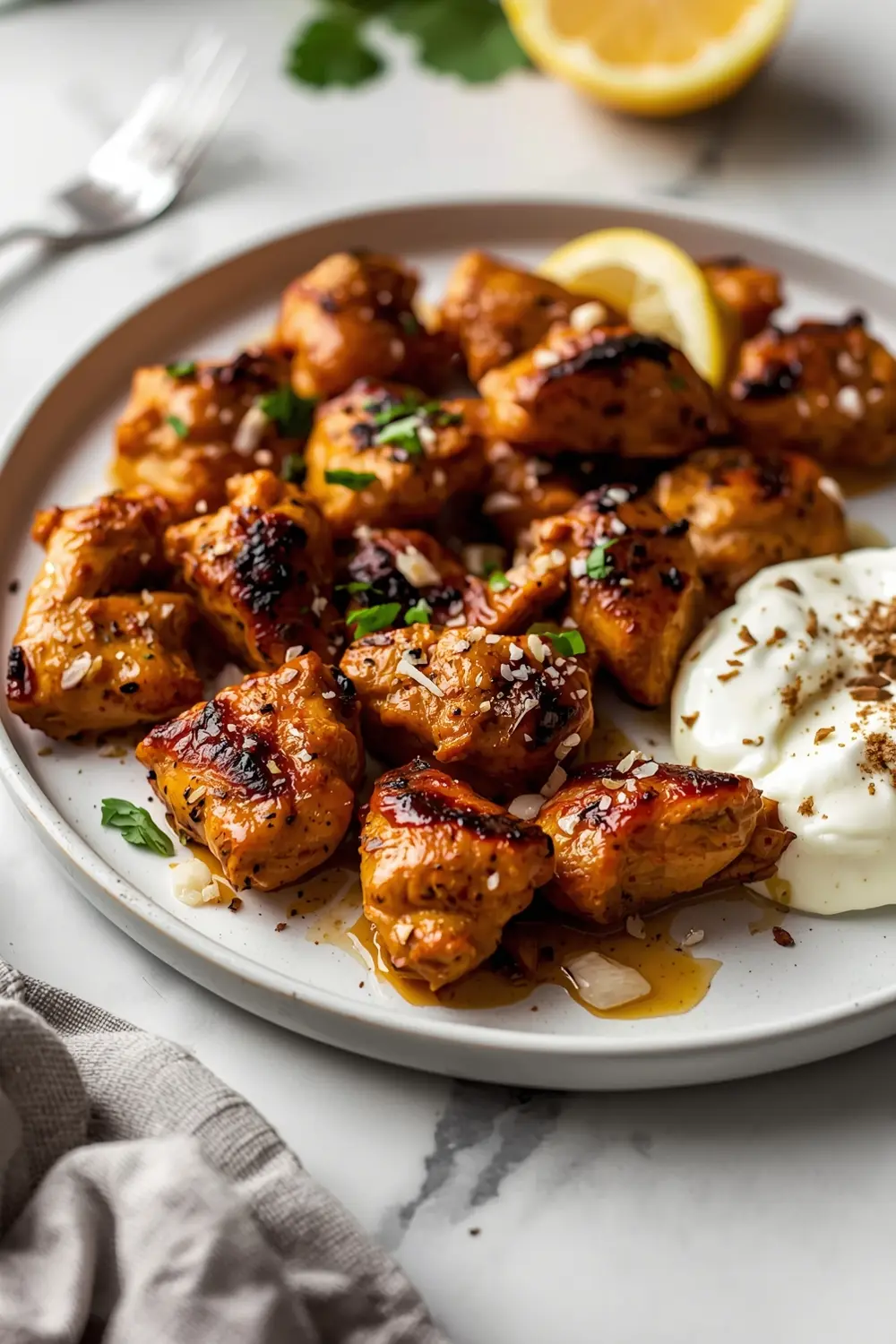 grilled chicken shawarma
