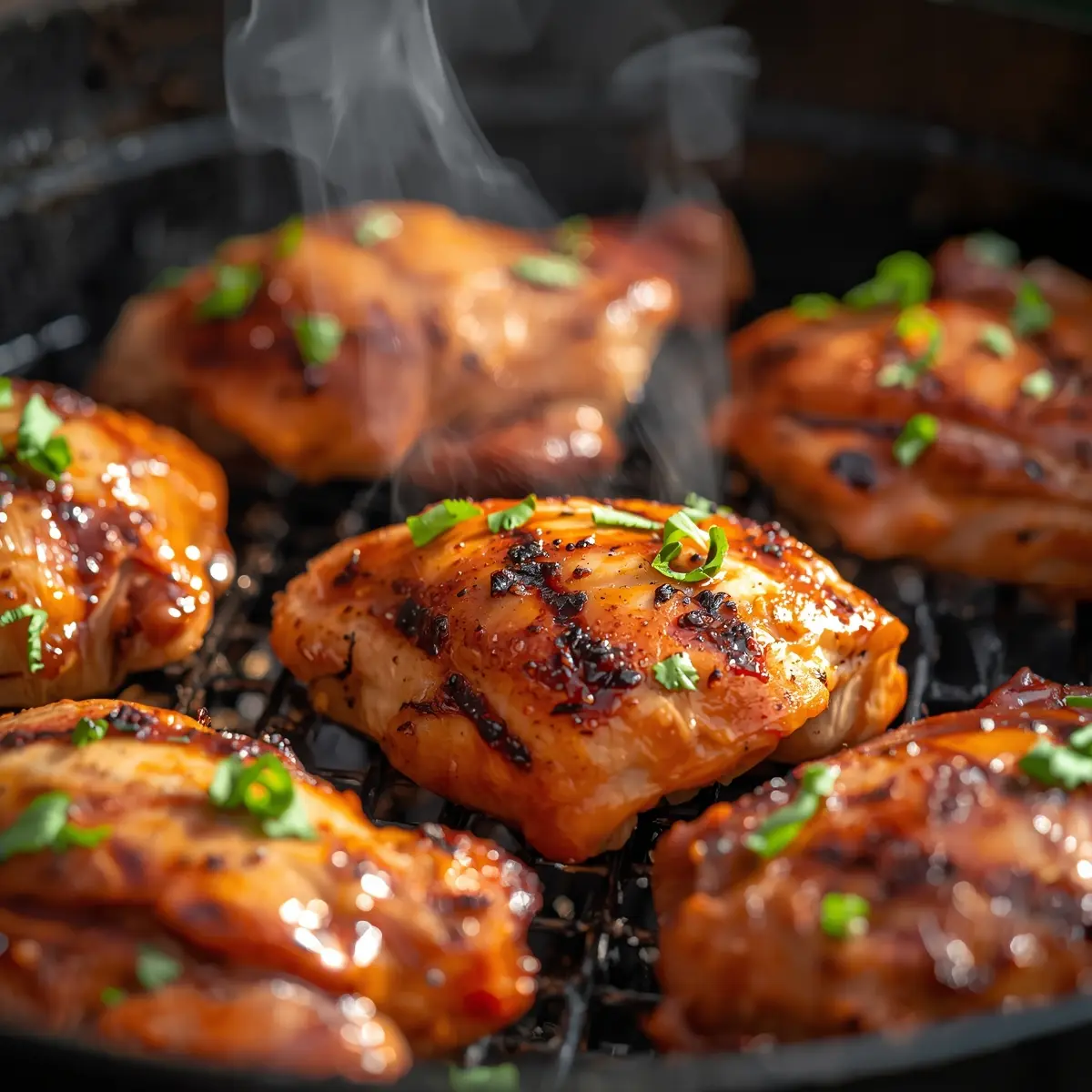 Cooking instructions for grilled chicken thigh marinade