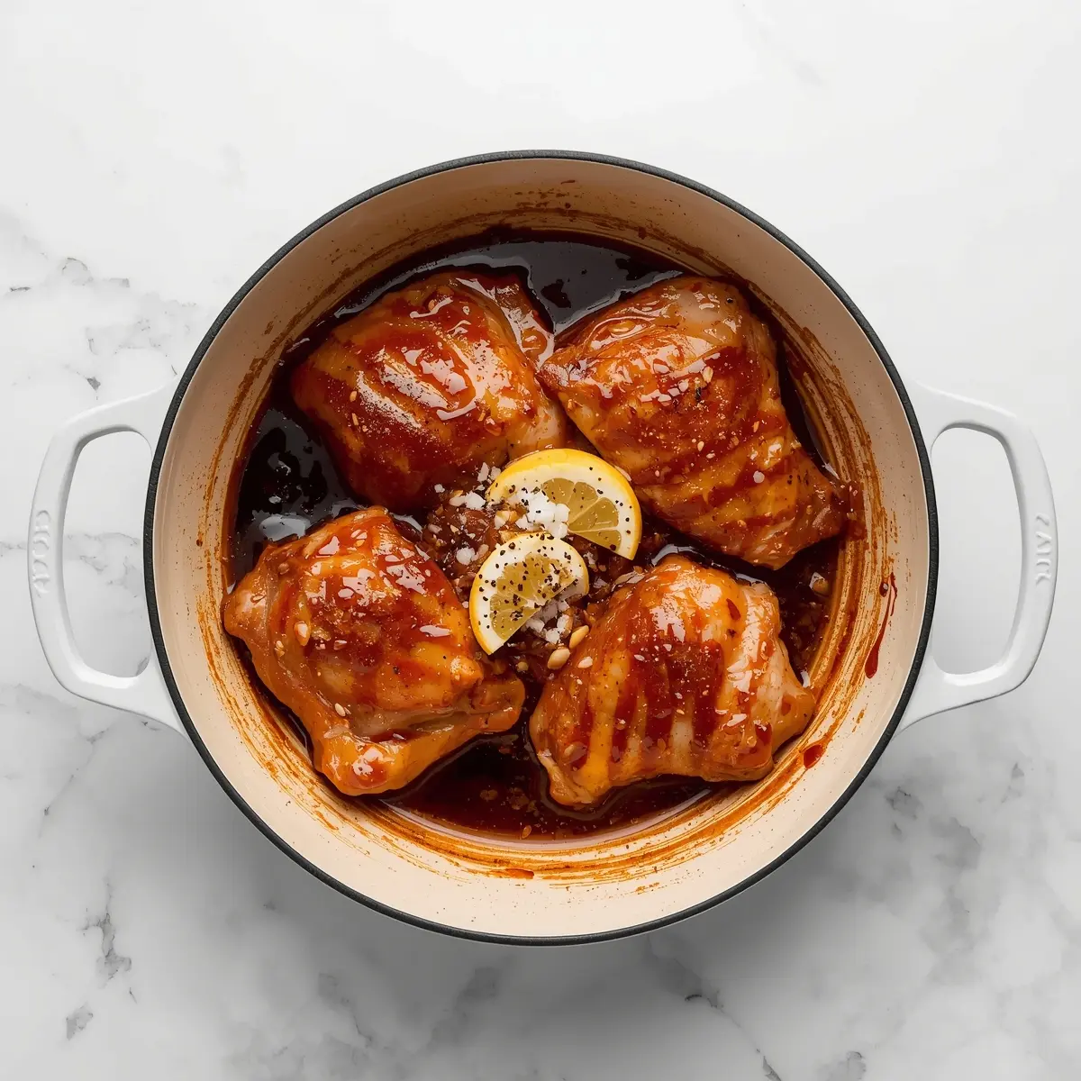 Cooking instructions for grilled chicken thighs sticky BBQ