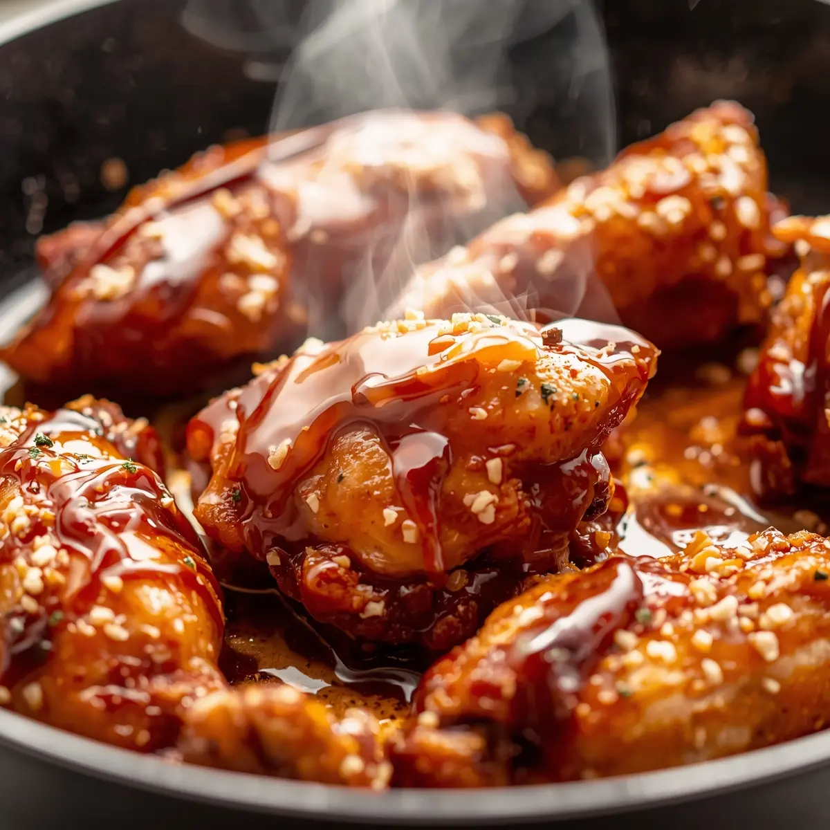 Cooking instructions for grilled chicken wings BBQ