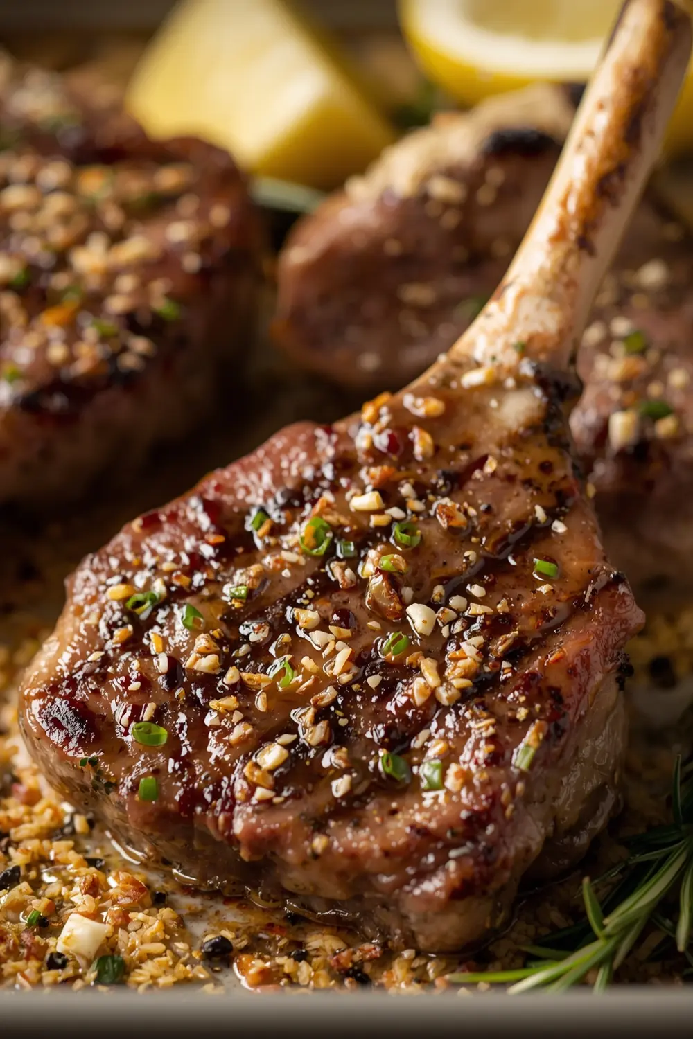 grilled lamb chops herb