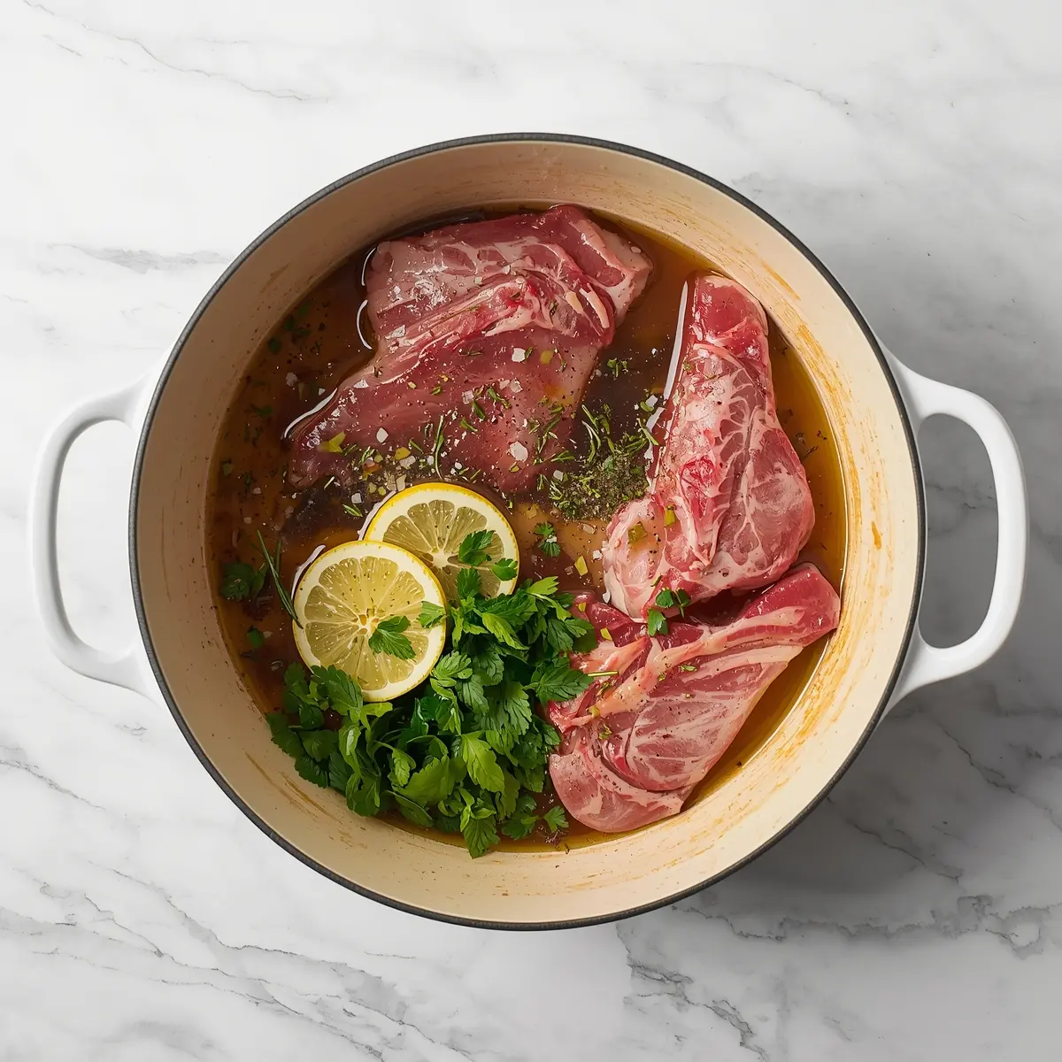 Cooking instructions for grilled lamb chops lemon herb