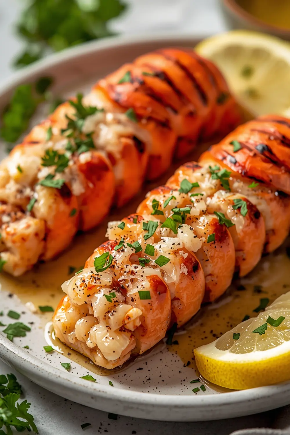grilled lobster tail butter