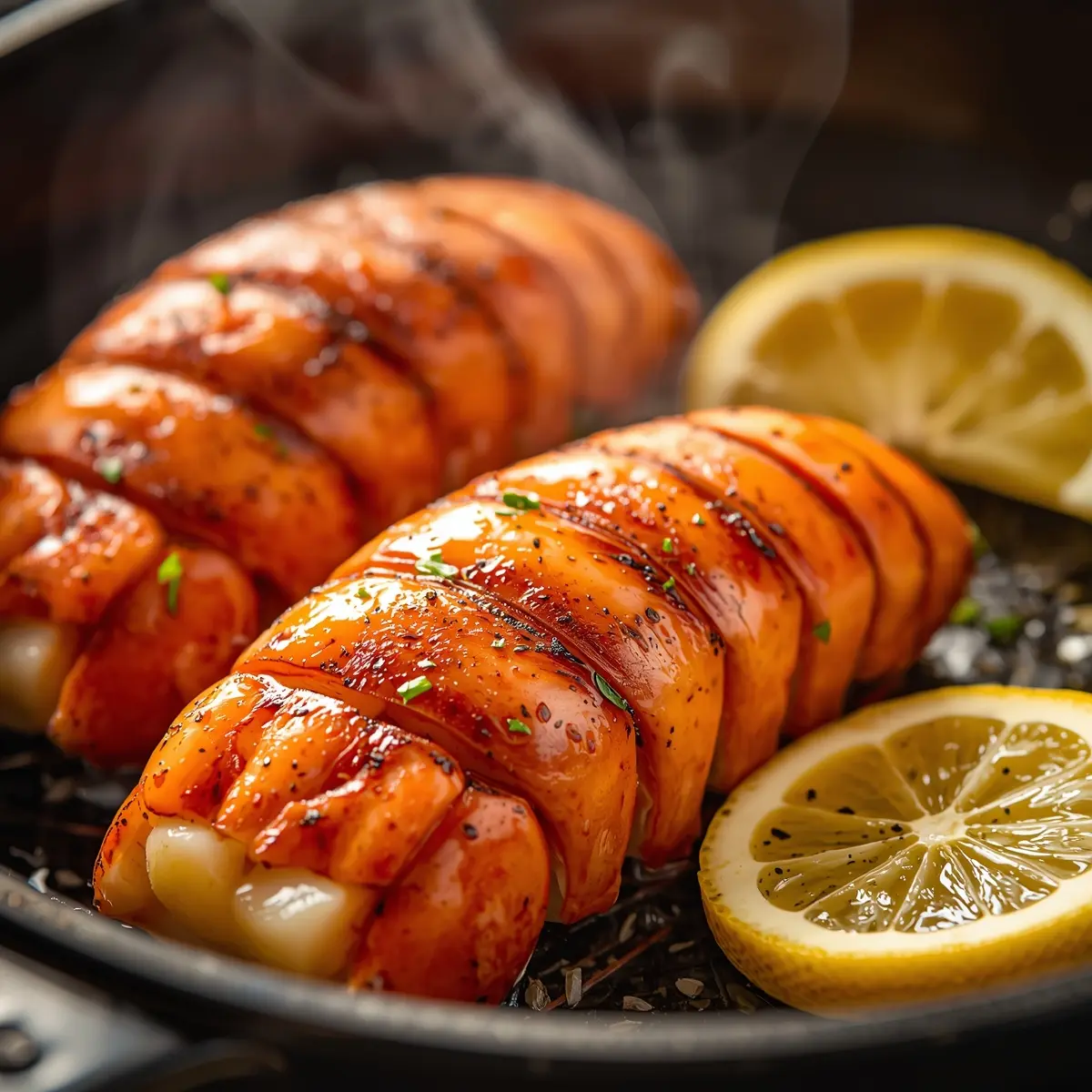 Cooking instructions for grilled lobster tail butter