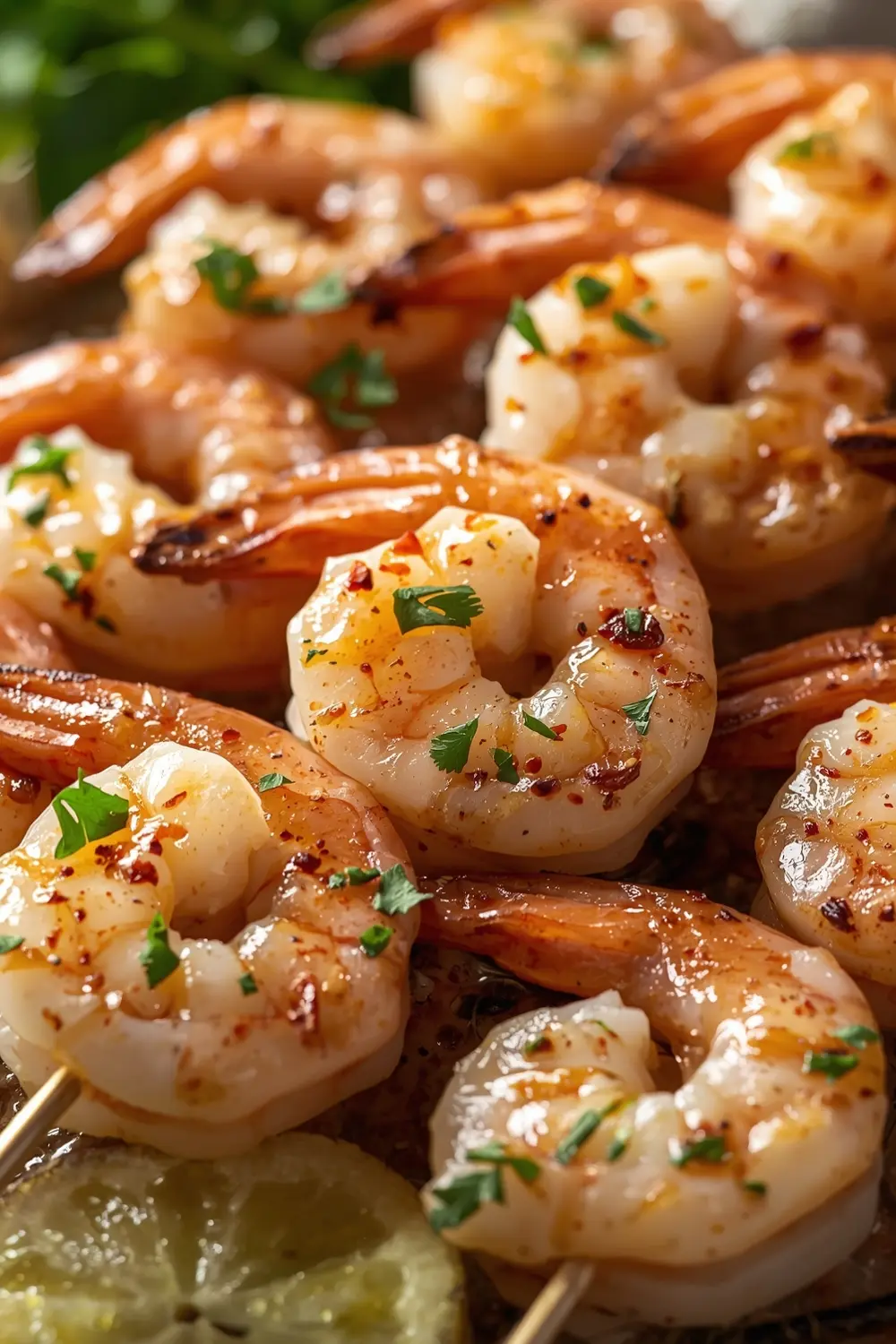 grilled shrimp skewers garlic
