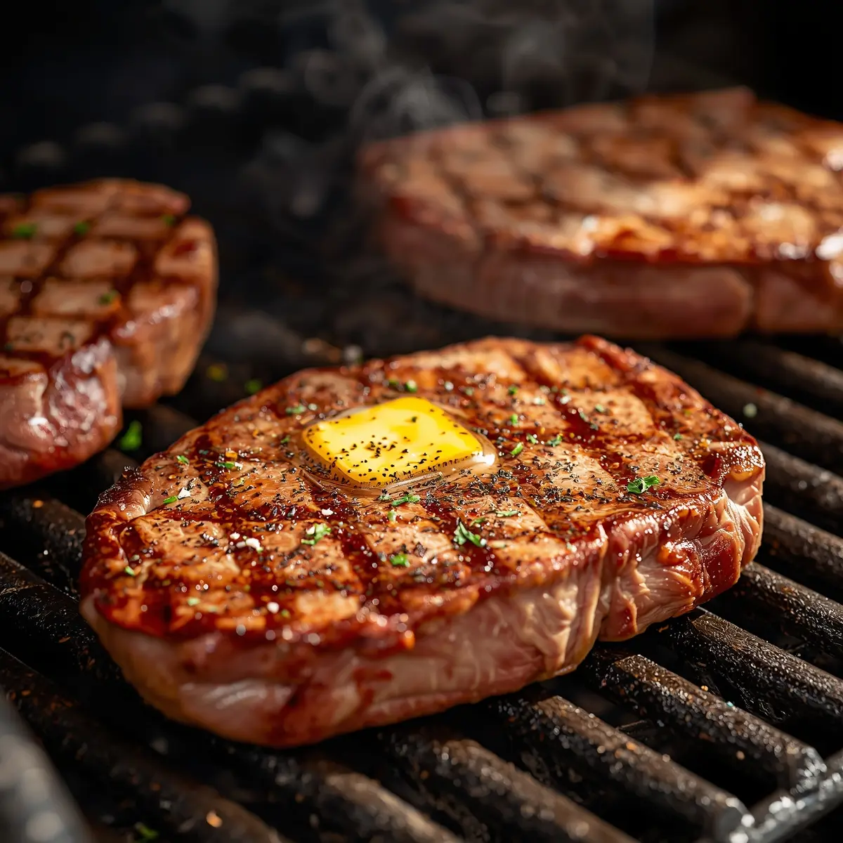 Cooking instructions for grilled steak garlic butter