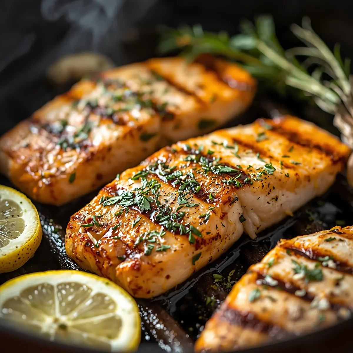 Cooking instructions for grilled swordfish lemon