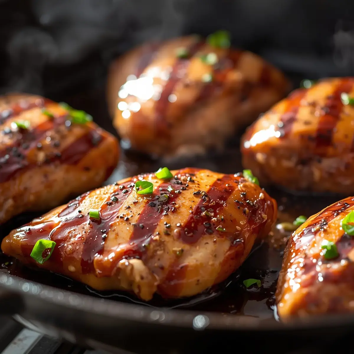 Cooking instructions for honey garlic grilled chicken