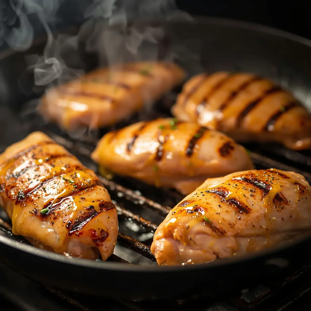 Cooking instructions for honey mustard grilled chicken