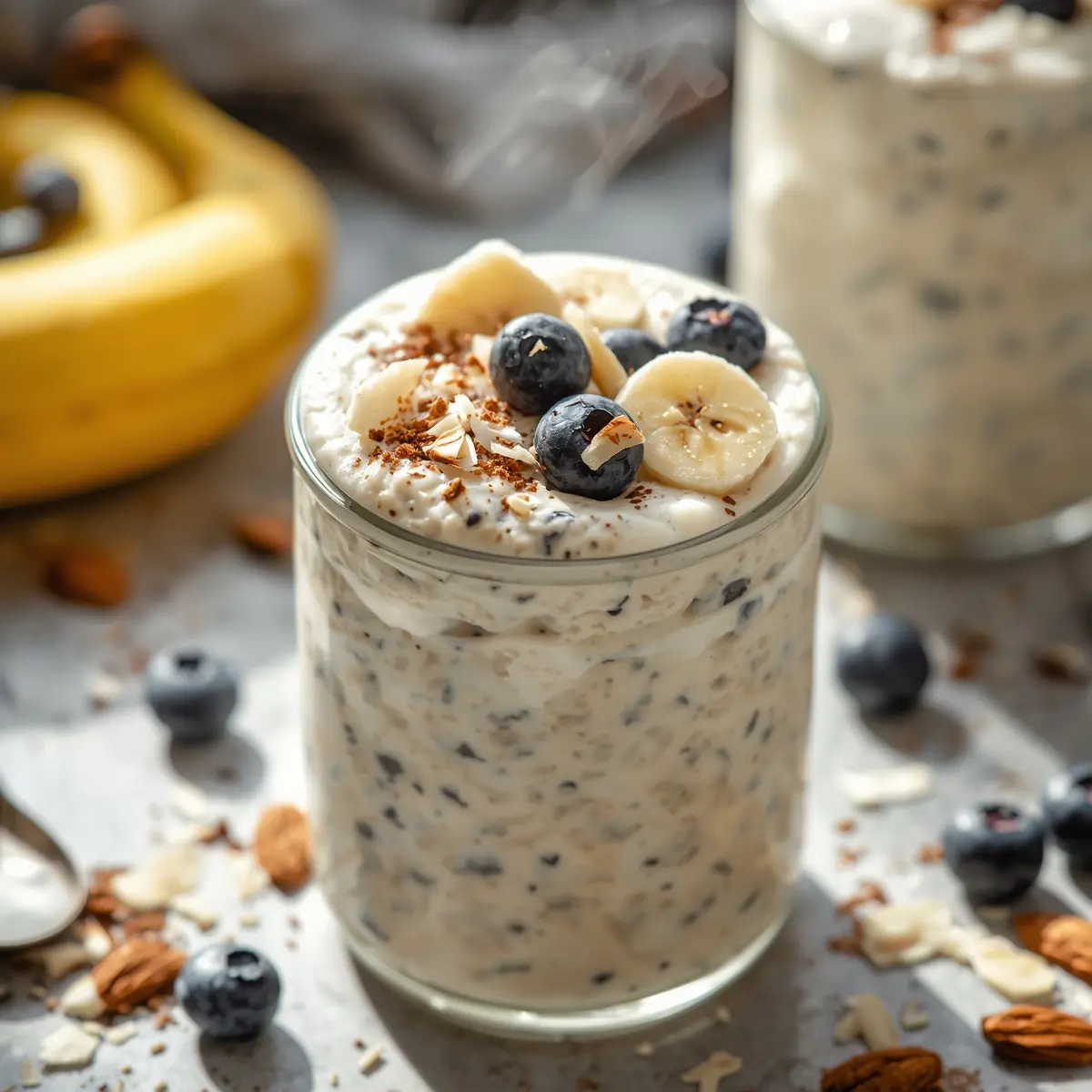 Cooking instructions for kefir overnight oats