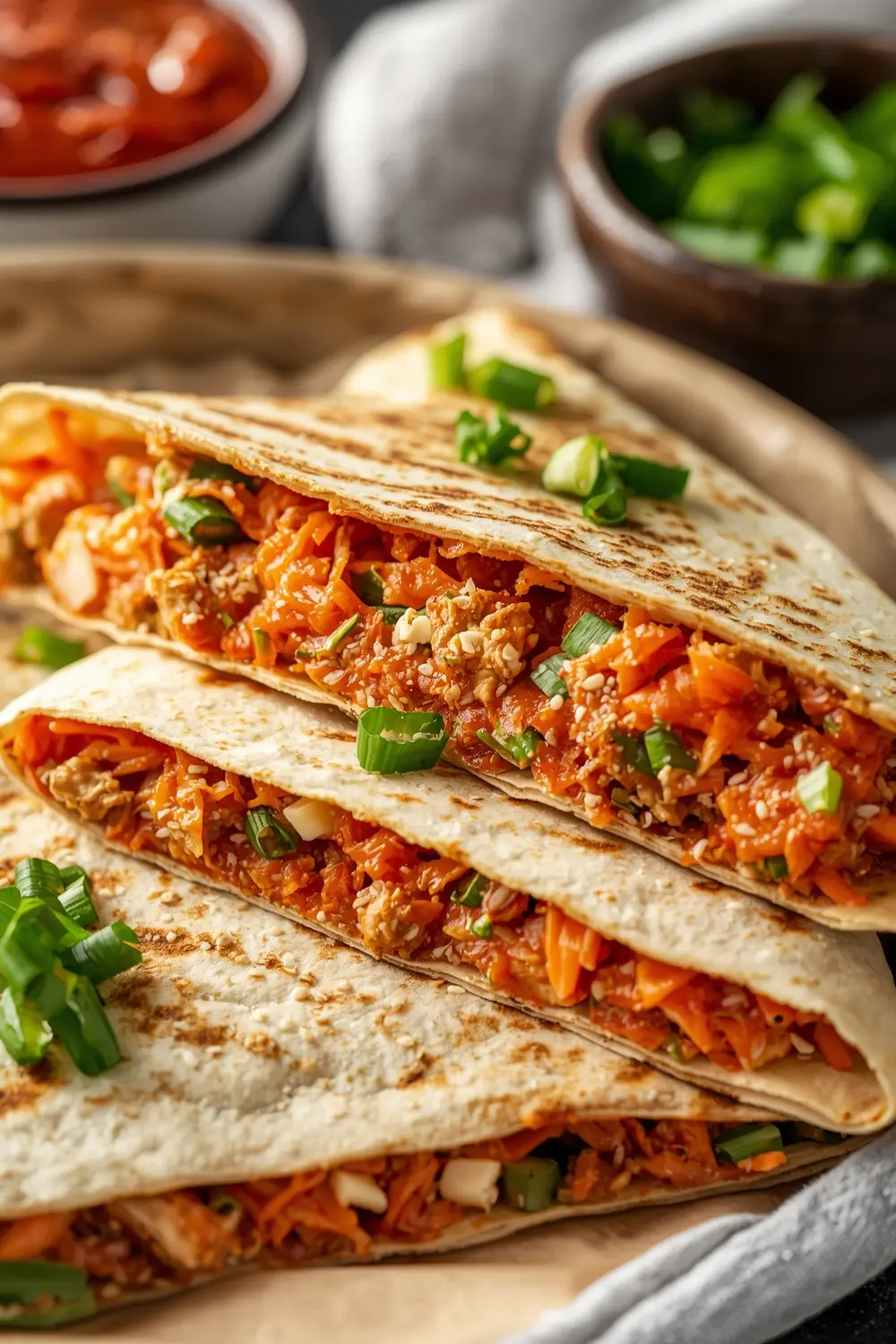 kimchi quesadilla