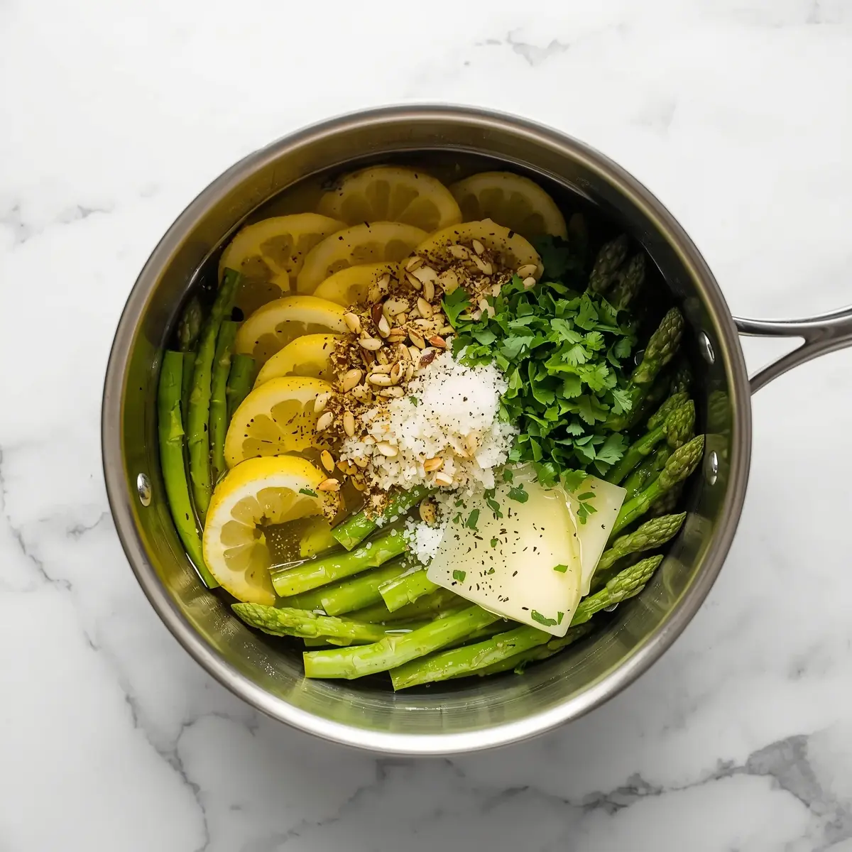 Cooking instructions for lemon grilled asparagus