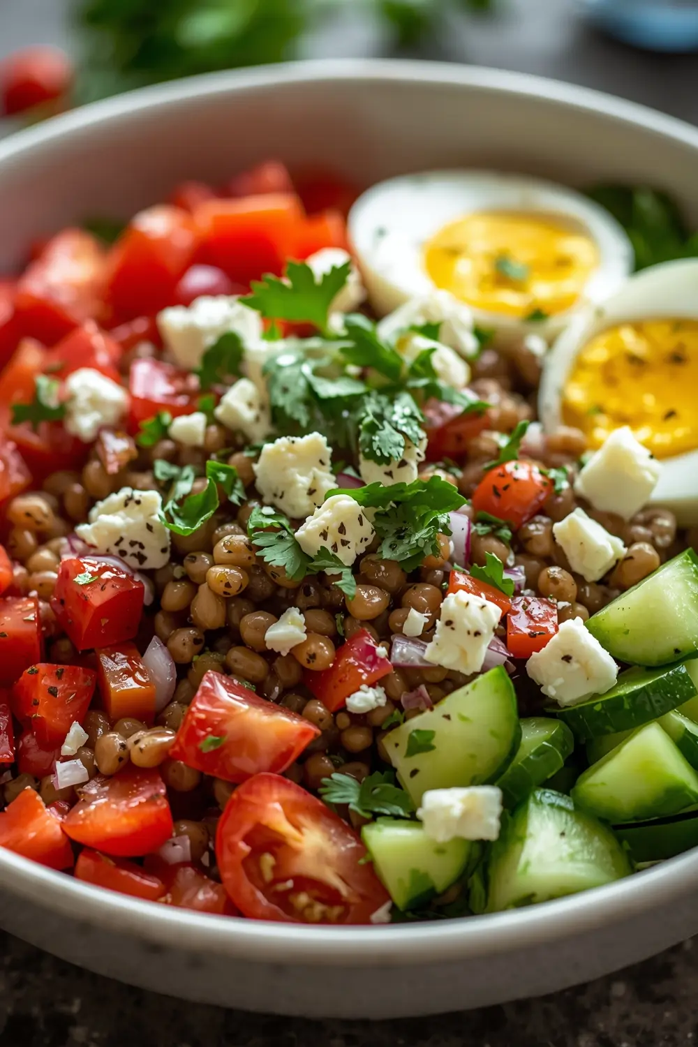 lentil salad summer
