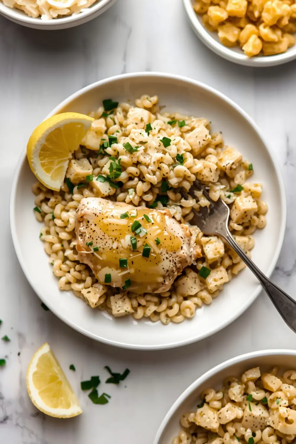 one pan lemon chicken orzo