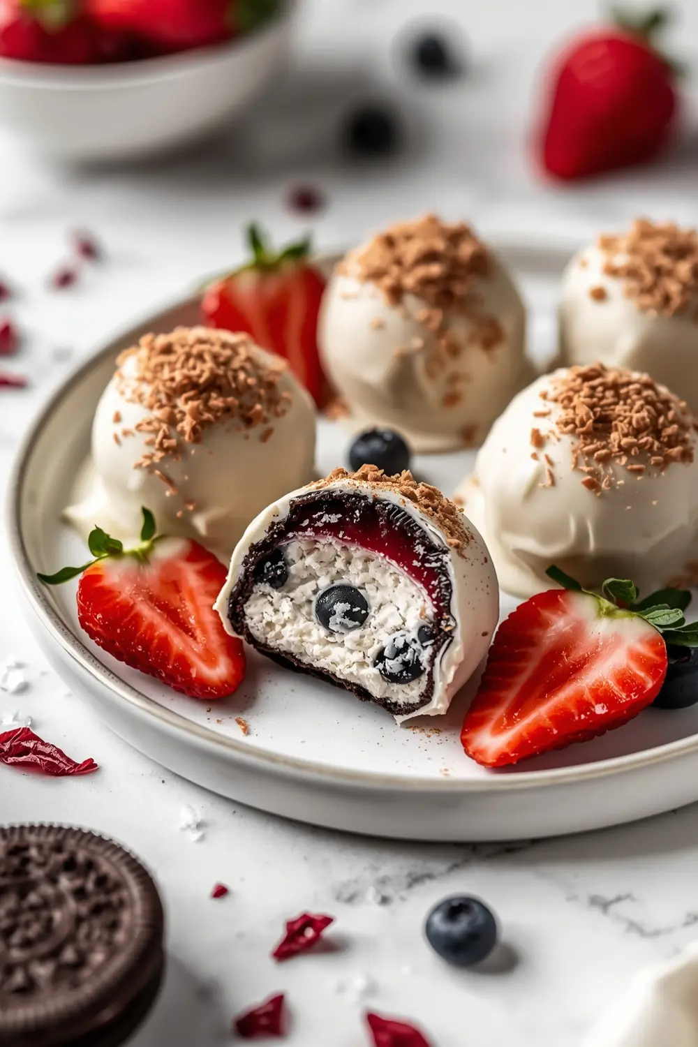 oreo truffles 4th july