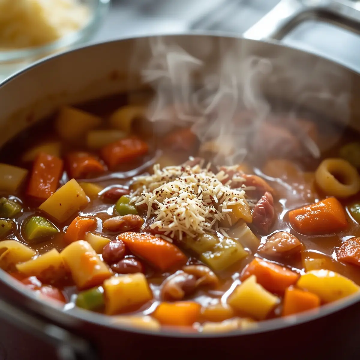 Cooking instructions for pasta e fagioli