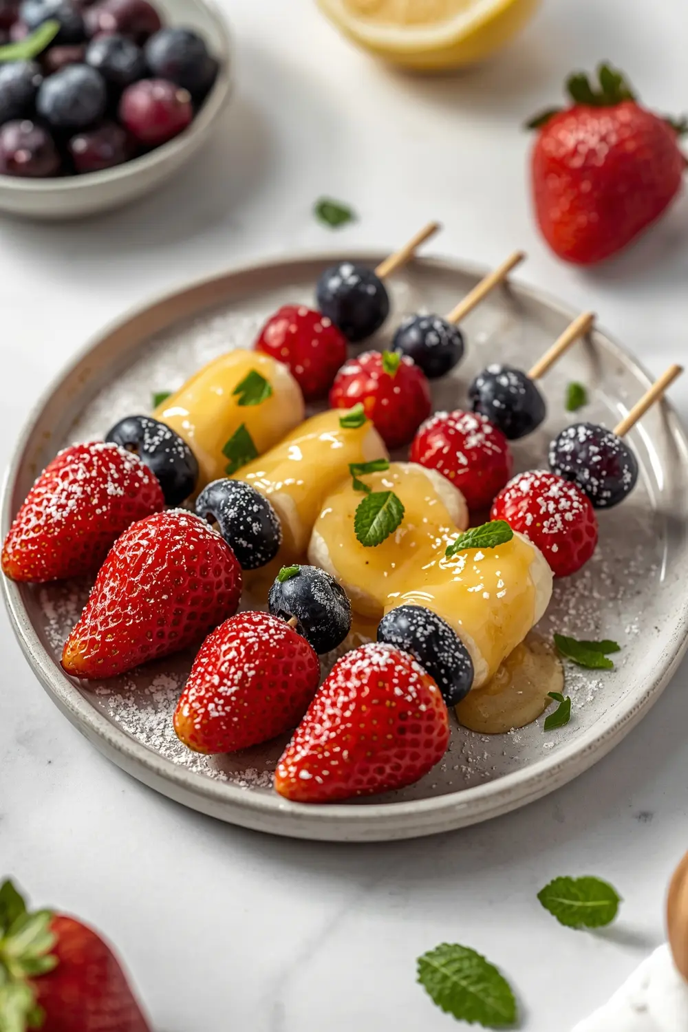 patriotic fruit skewers