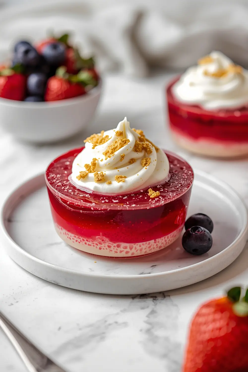 patriotic jello cups