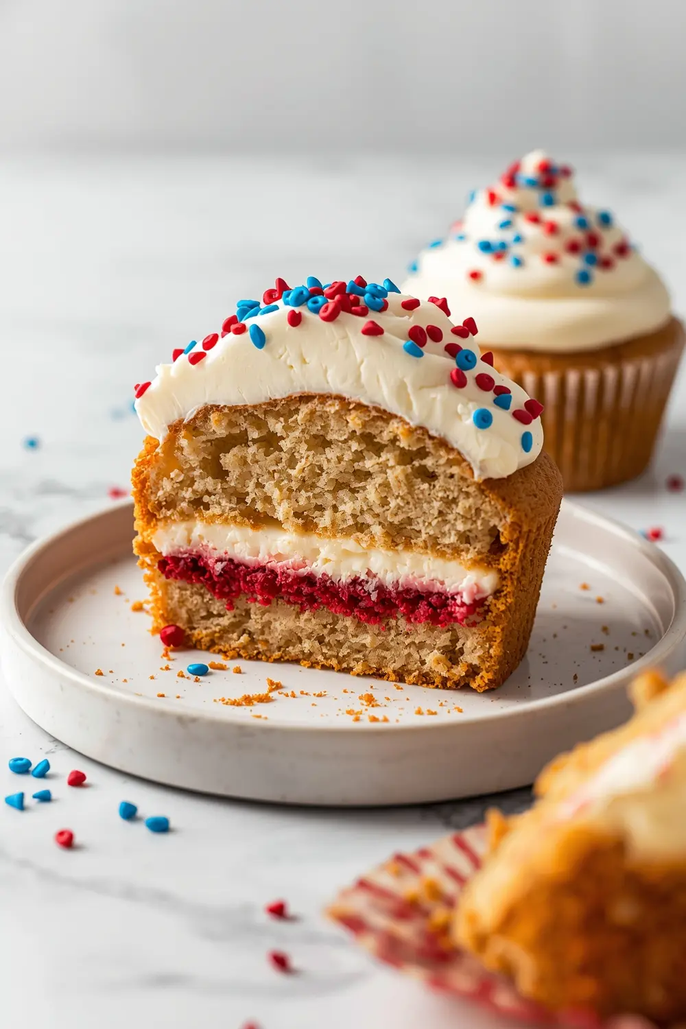 patriotic pull apart cupcakes