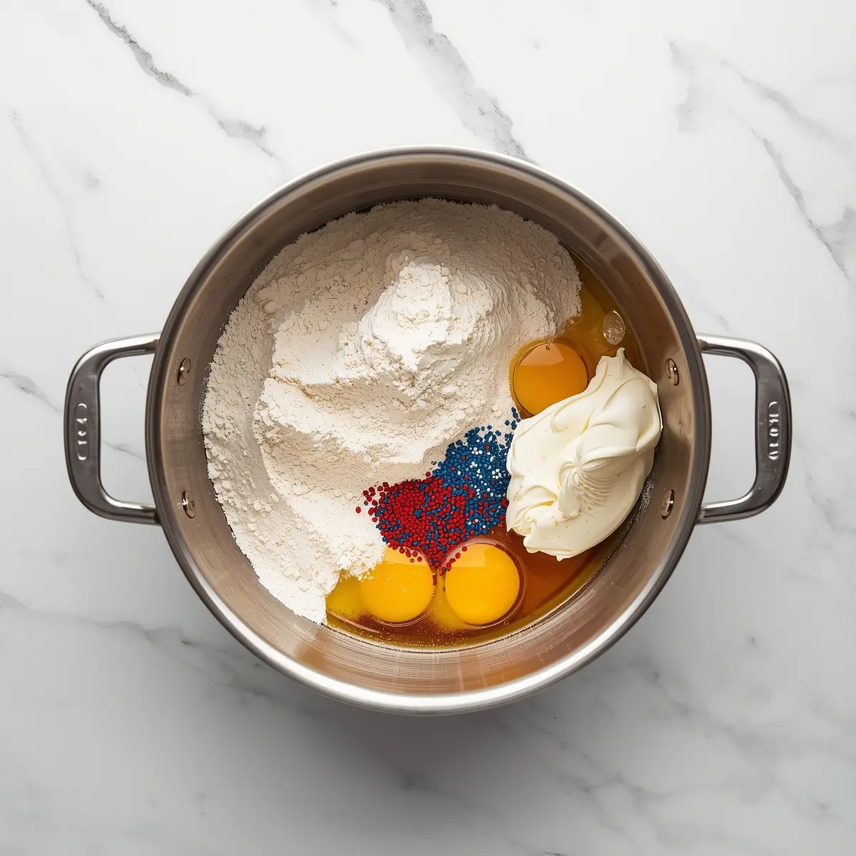 Cooking instructions for patriotic pull apart cupcakes
