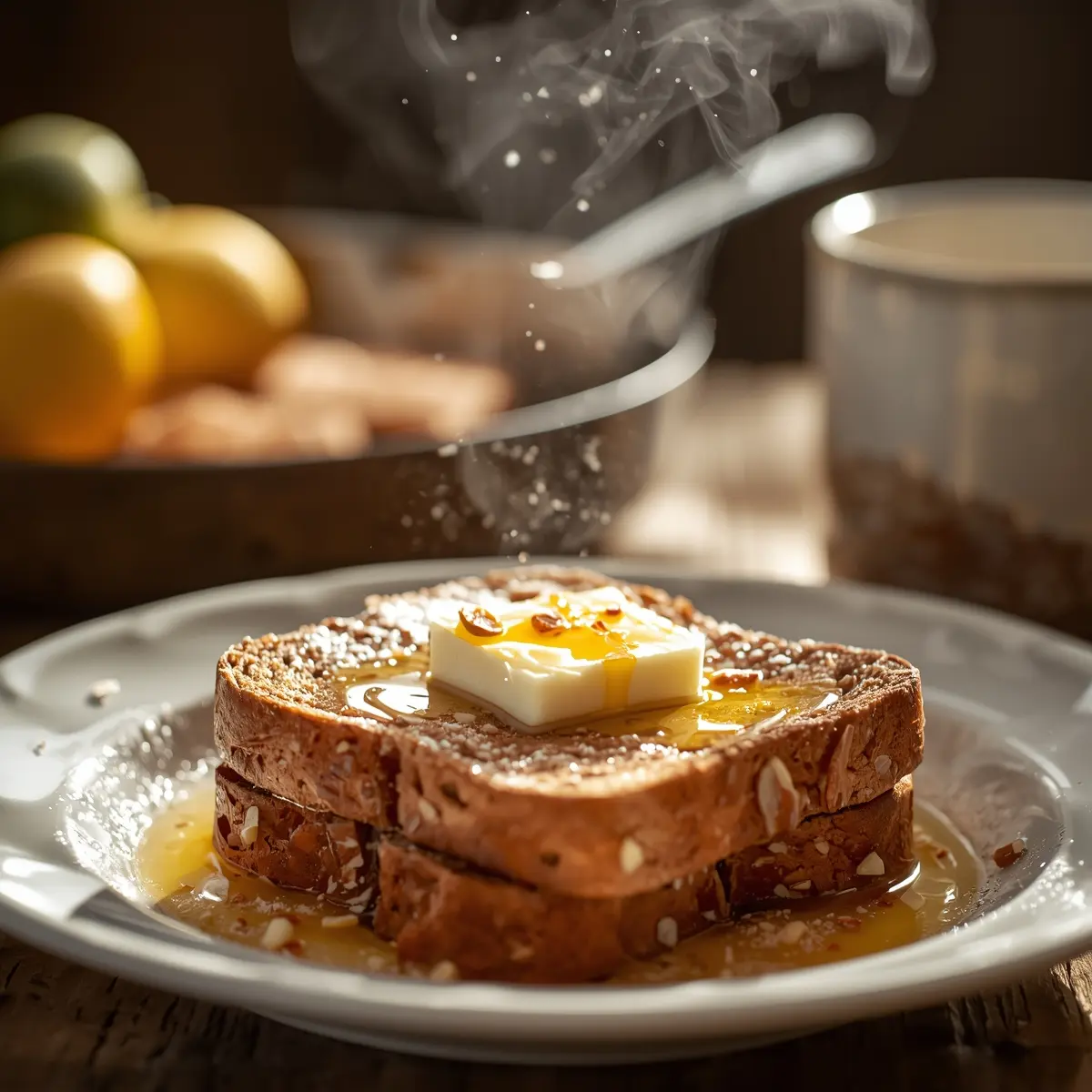 Cooking instructions for protein French toast