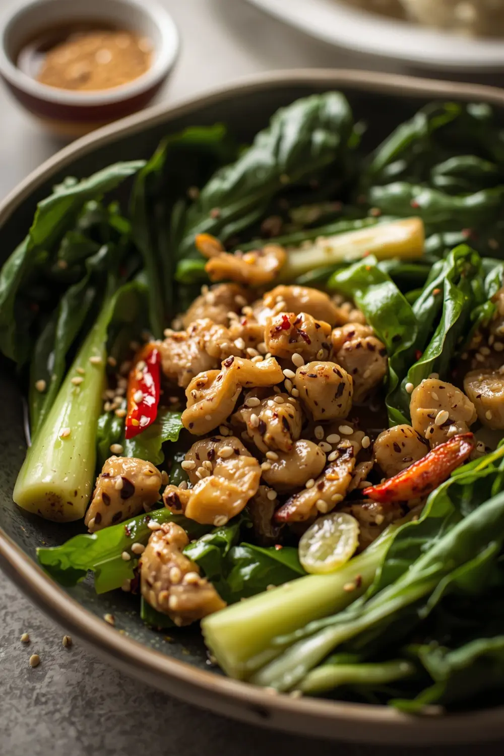 sauteed bok choy garlic