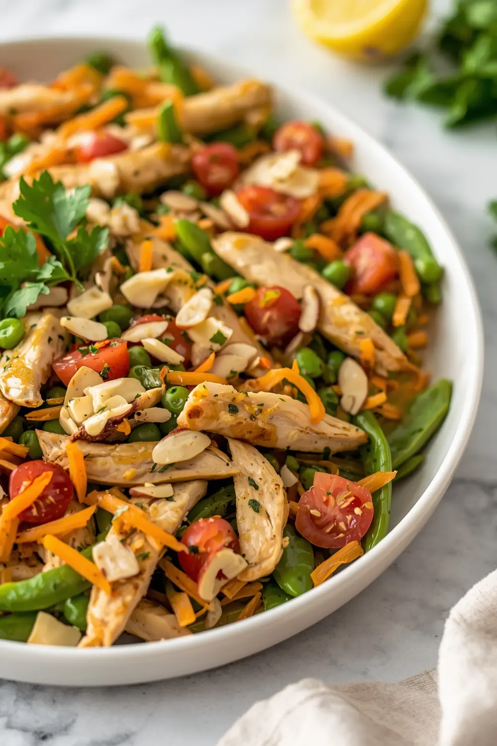 snap pea summer salad