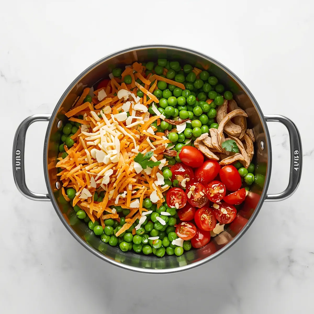 Cooking instructions for snap pea summer salad