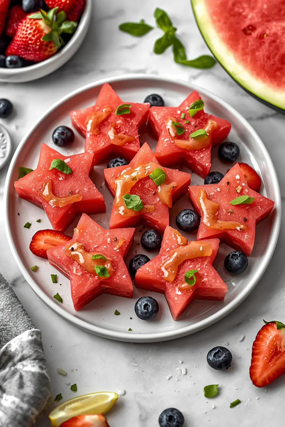 star watermelon skewers