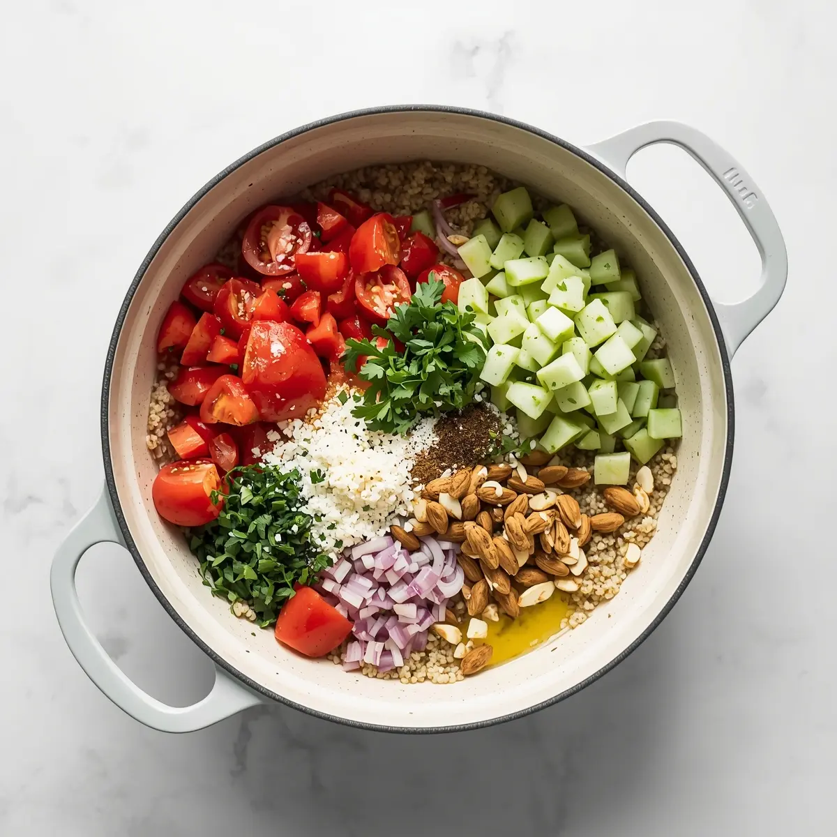 Cooking instructions for summer quinoa salad healthy