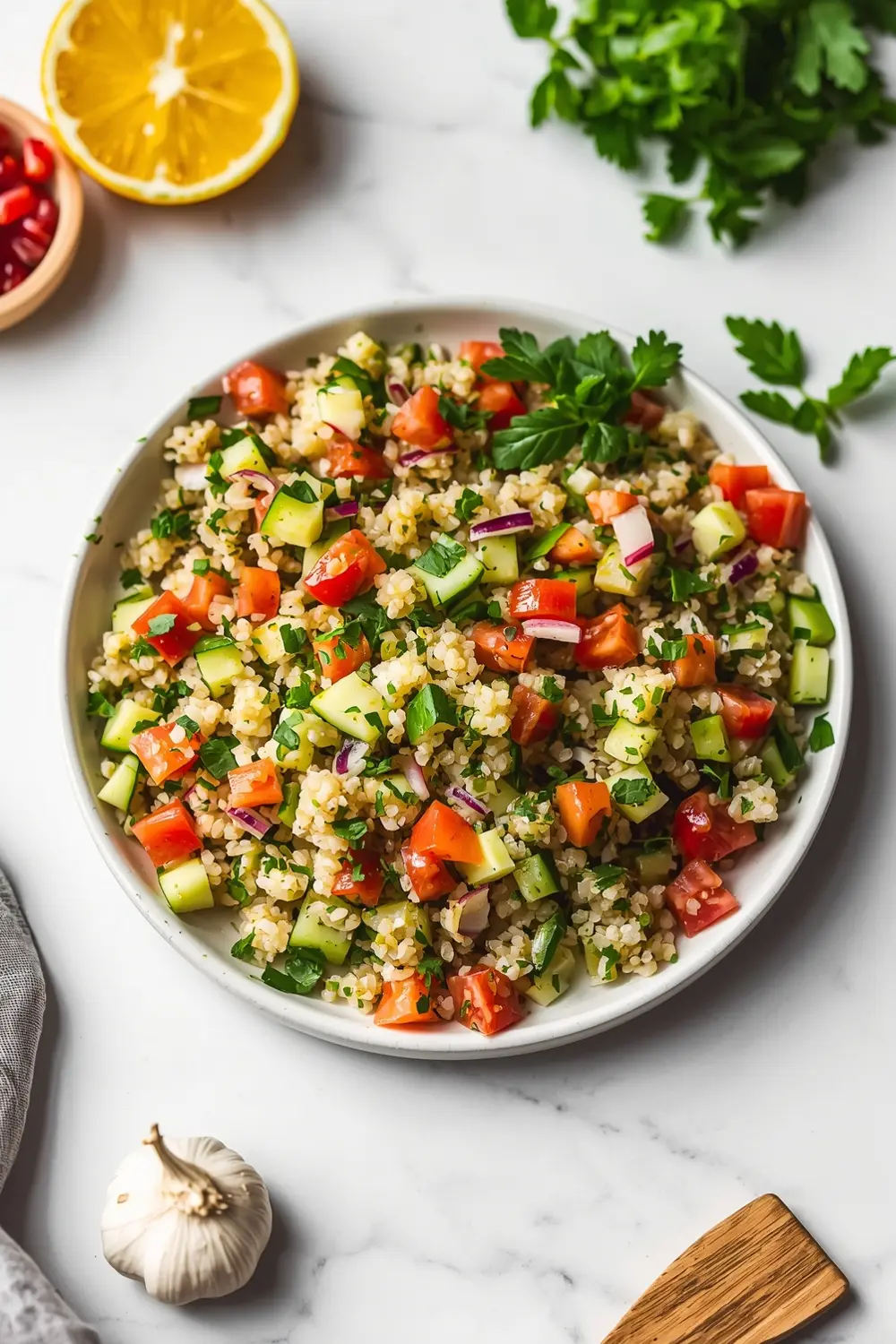 summer tabbouleh fresh herb