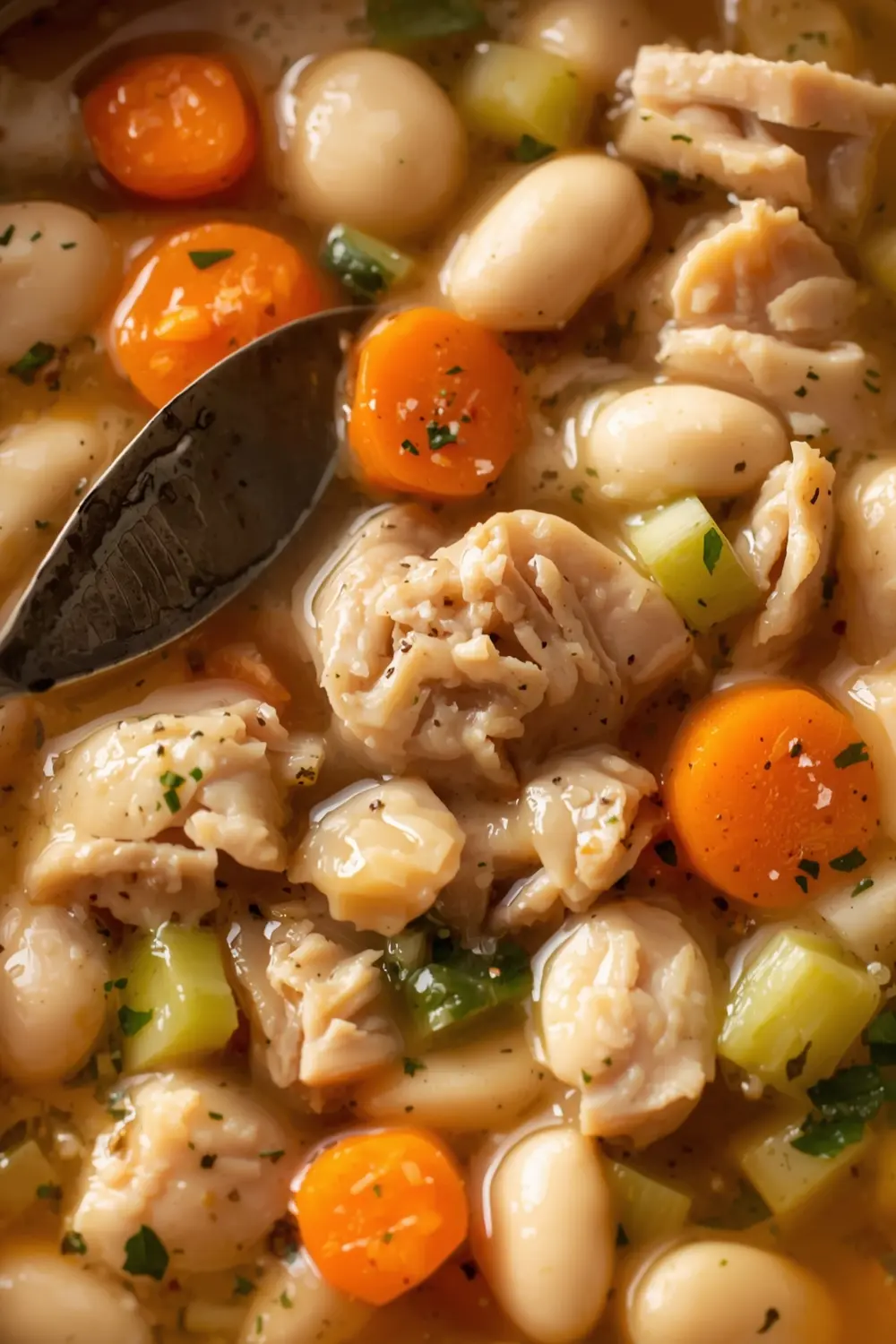 white bean chicken soup