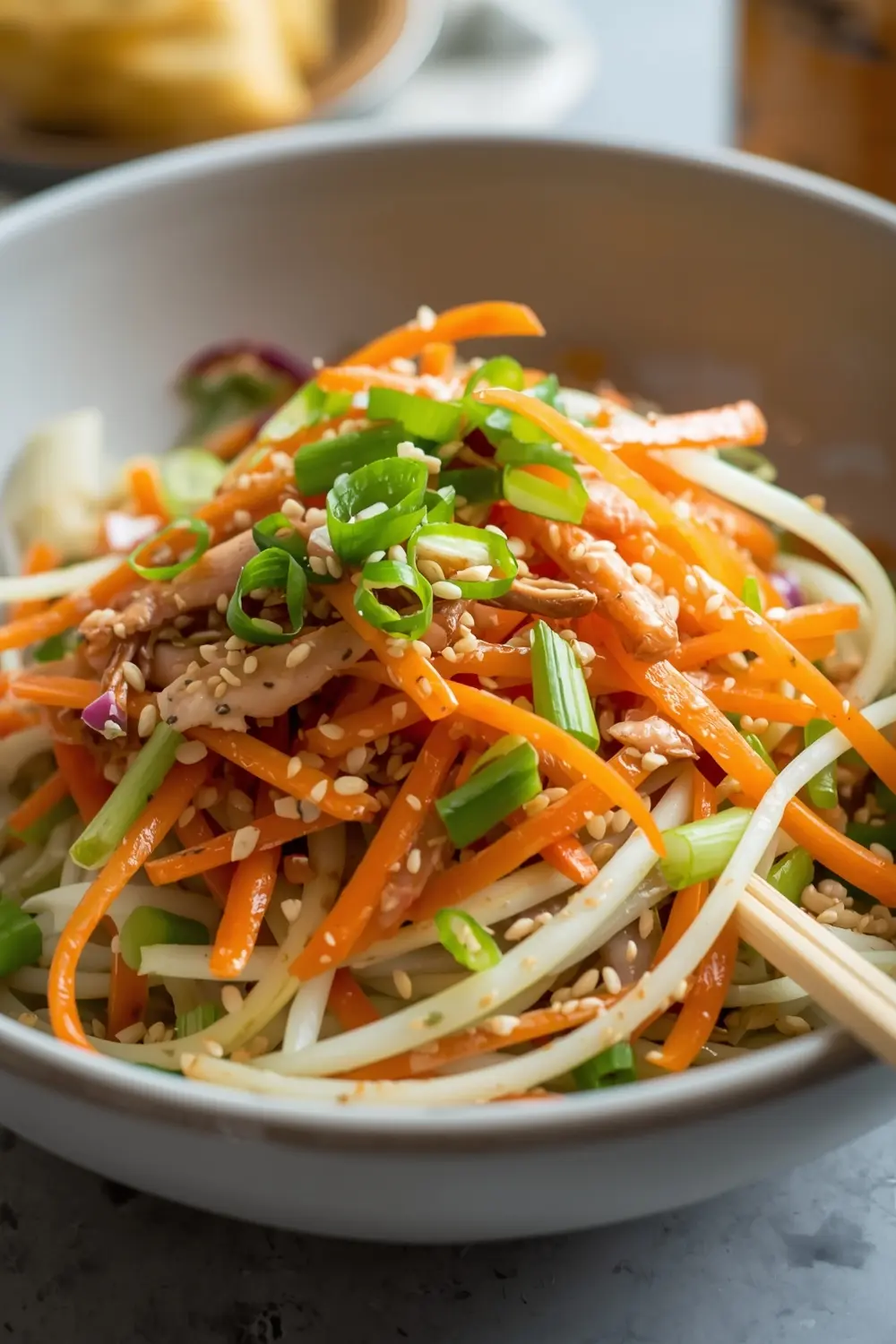 white kimchi salad