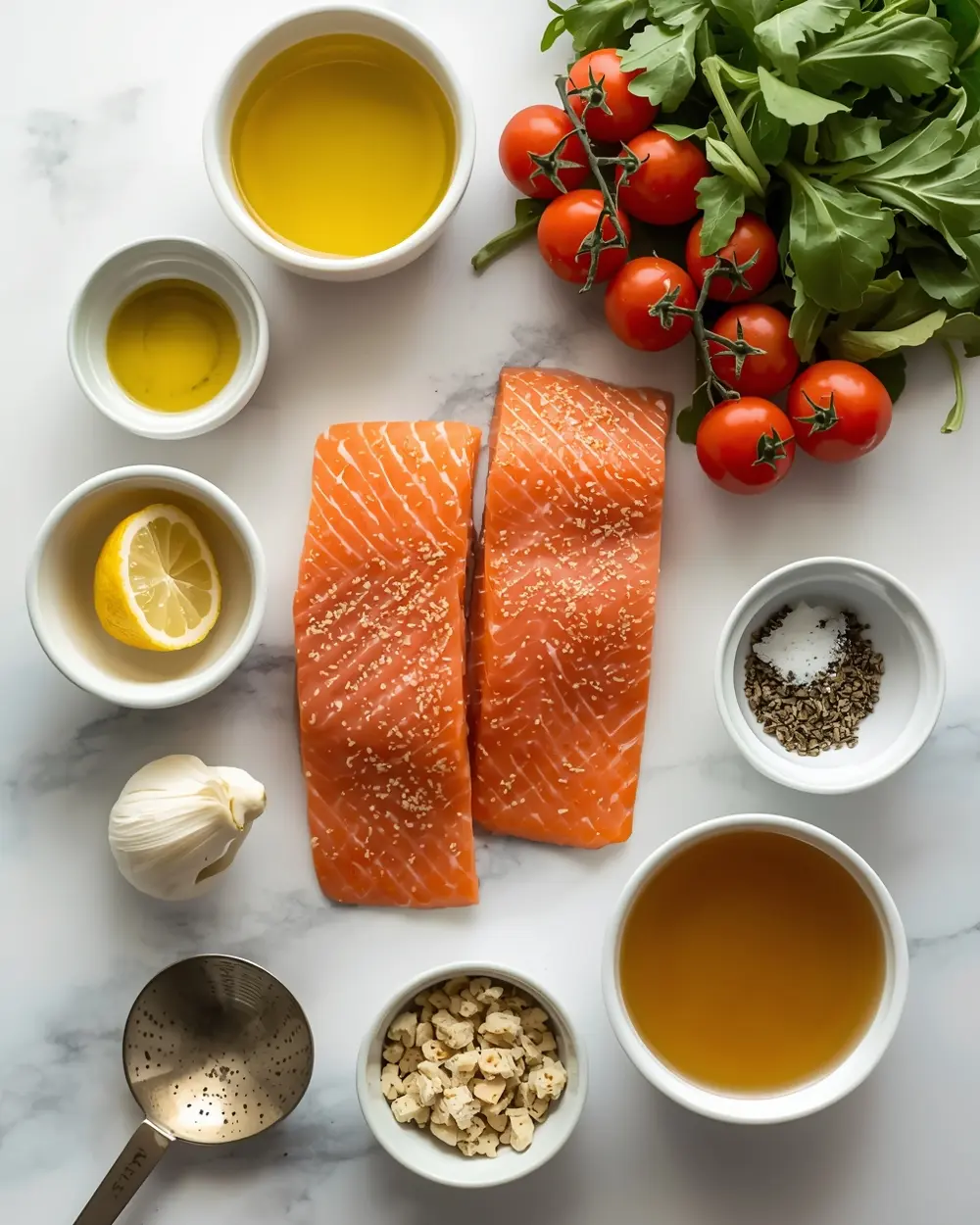 Ingredients for 30 minute salmon dinner recipe easy