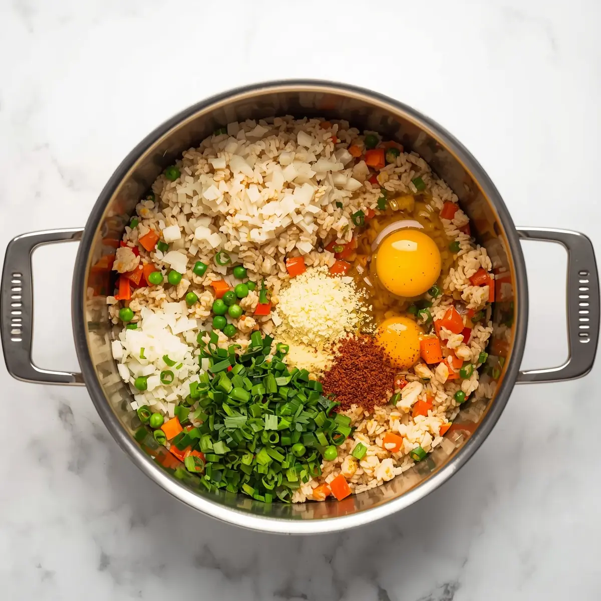 Cooking instructions for 30 minute veggie fried rice recipe