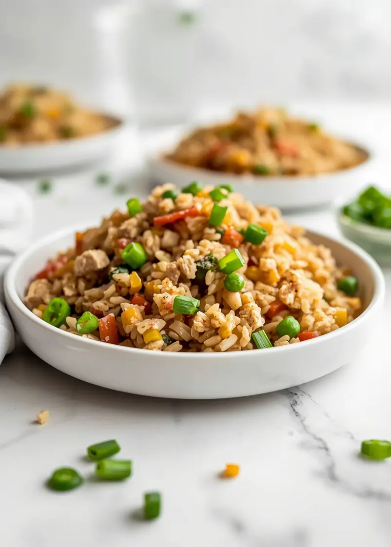 30 minute veggie fried rice recipe ready to serve