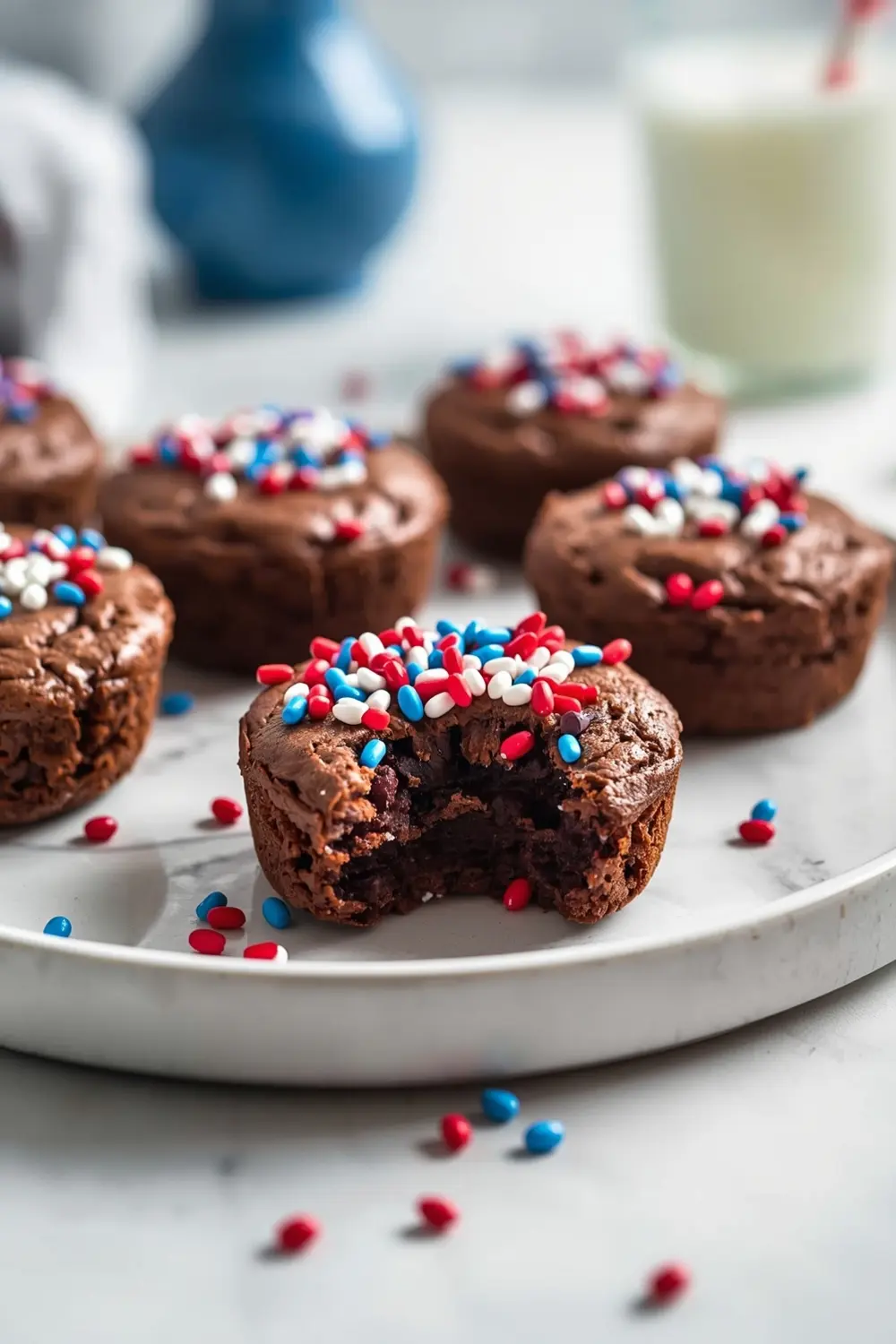 4th of july brownie bites recipe