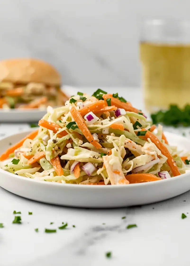 4th of july coleslaw recipe ready to serve
