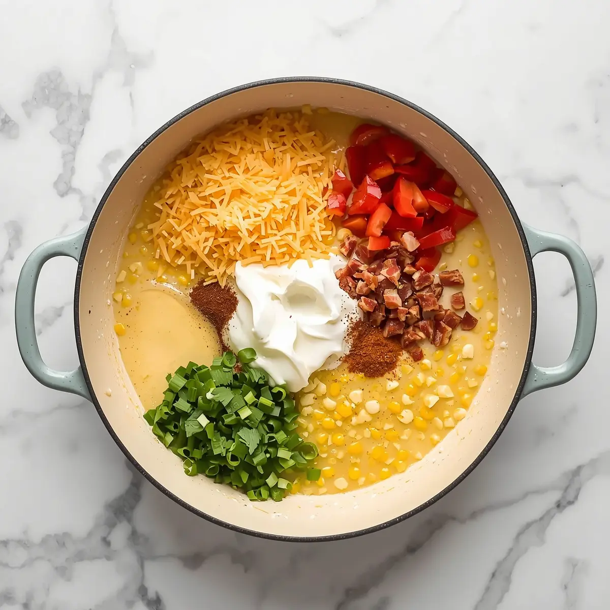 Cooking instructions for 4th of july corn dip recipe