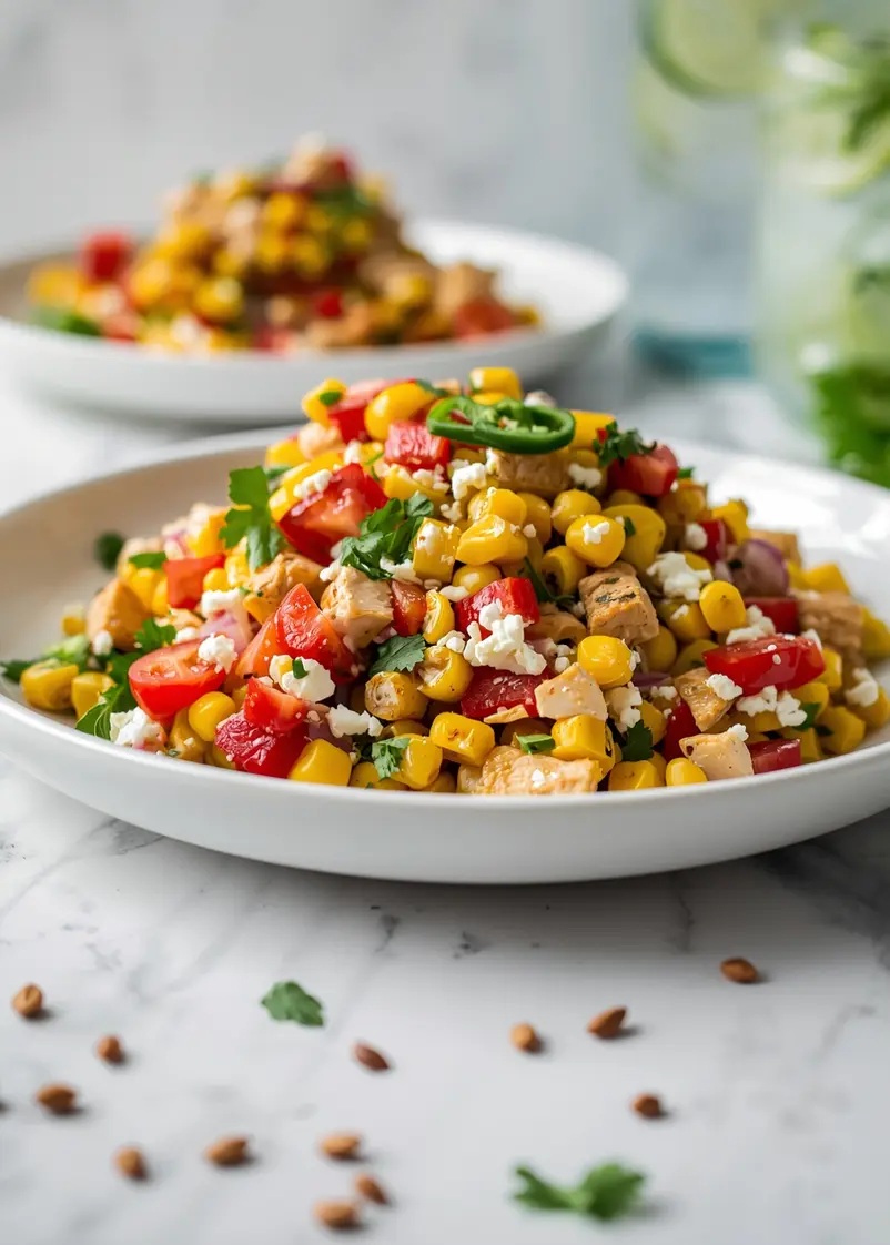 4th of july corn salad recipe ready to serve