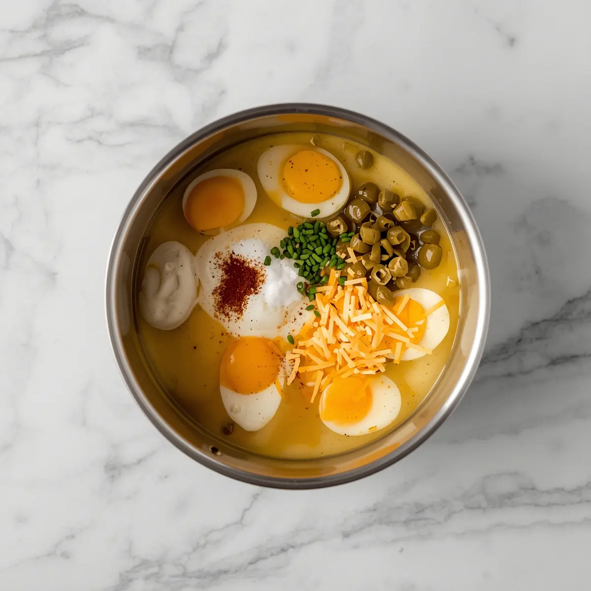 Cooking instructions for 4th of july deviled eggs recipe