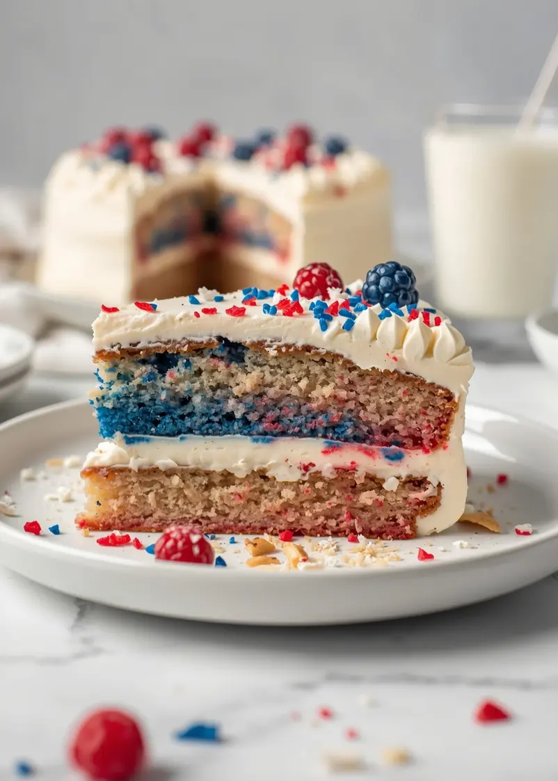 4th of july flag cake recipe ready to serve