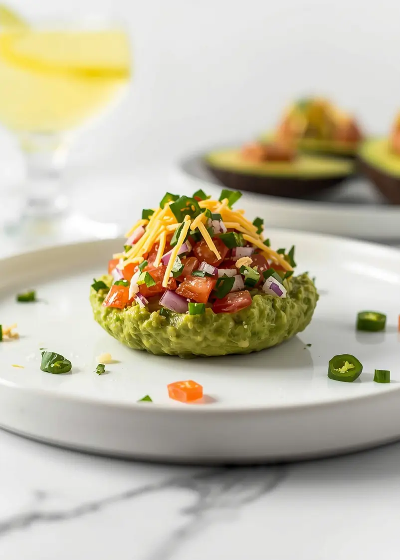 4th of july guacamole recipe ready to serve