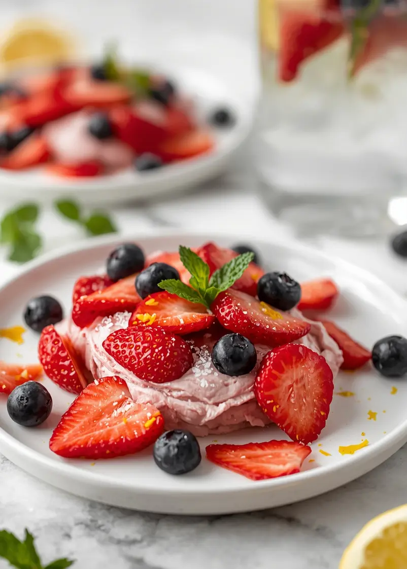 4th of july lemonade recipe ready to serve