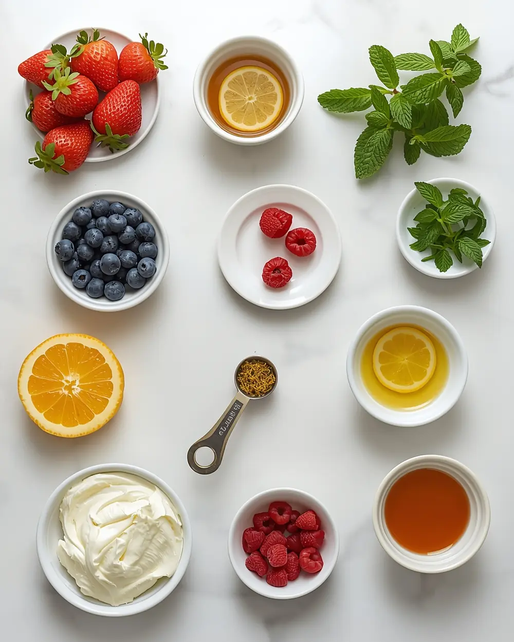 Ingredients for 4th of july punch recipe