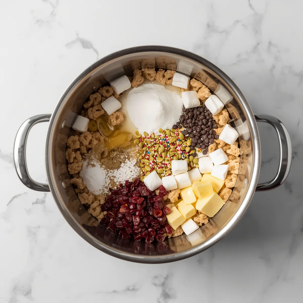 Cooking instructions for 4th of july rice krispie treats recipe