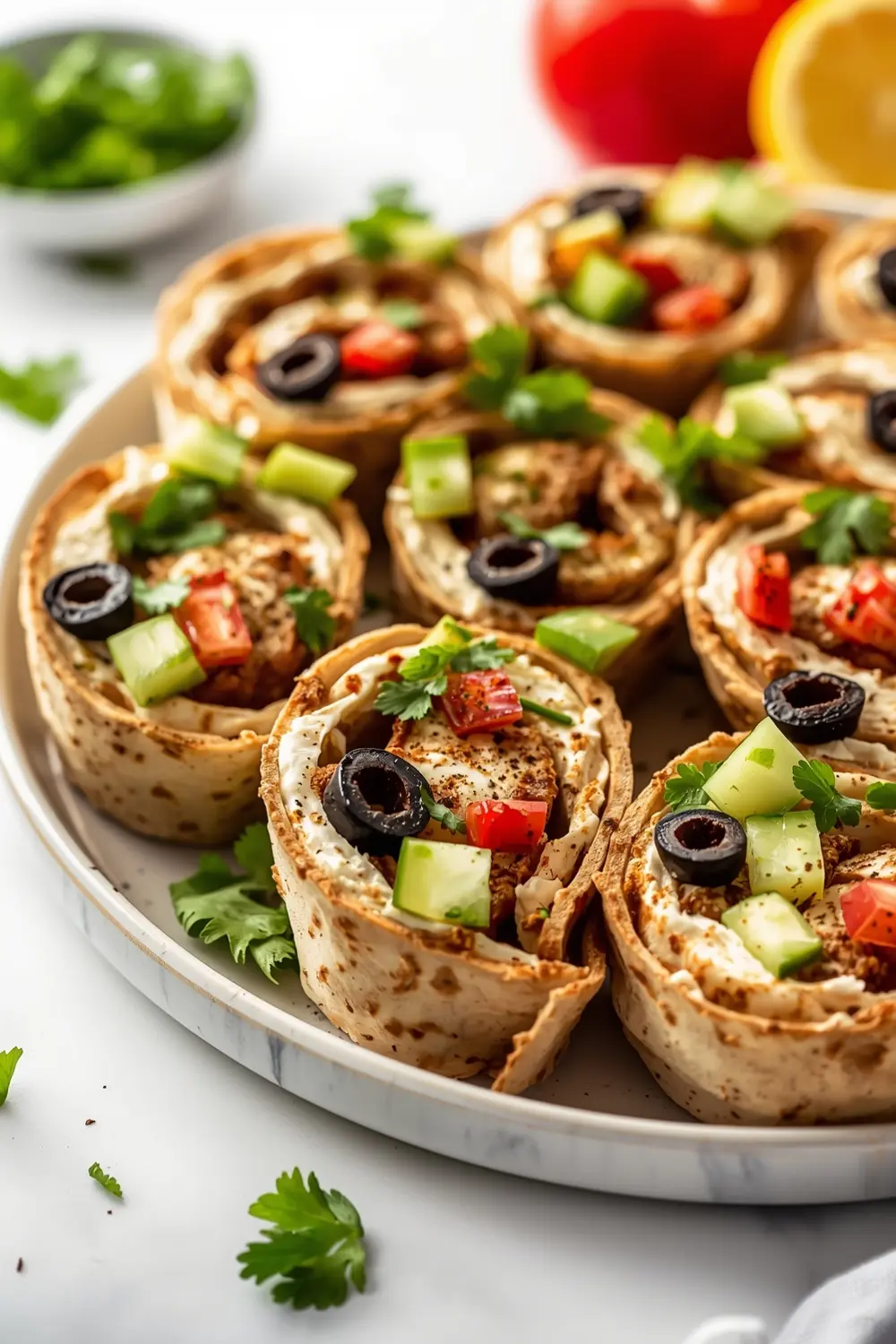 4th of july tortilla pinwheels recipe