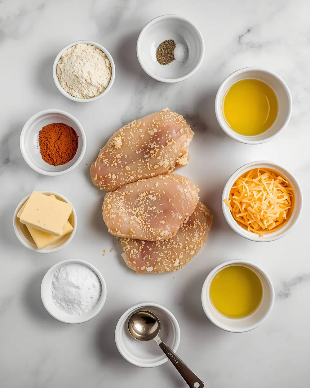 Ingredients for air fryer chicken tenders recipe easy