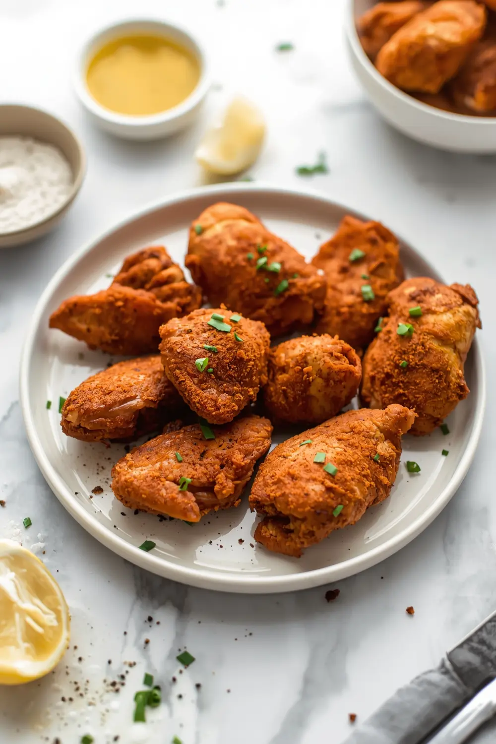 air fryer chicken thighs recipe easy