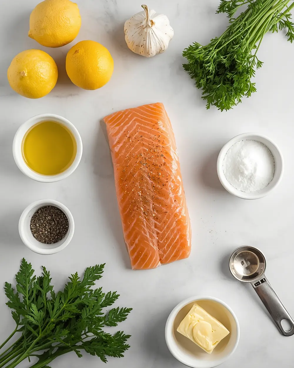 Ingredients for air fryer salmon recipe easy